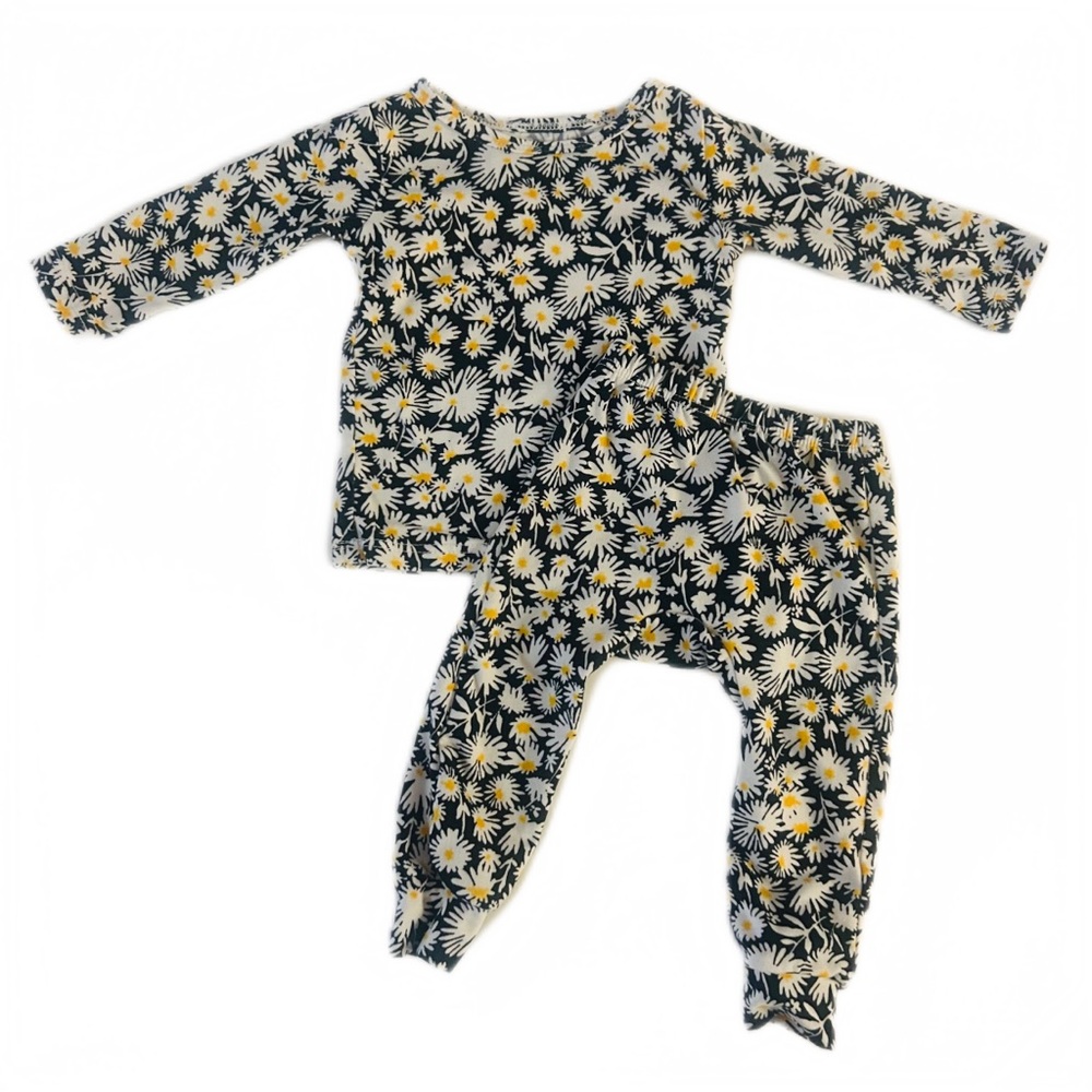 💖5/$25 SALE💖 0-3M Cozy Baby Girl Daisy Long Sleeve Set